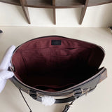 Side profile of classic sleek women's handbag – women's everyday handbag