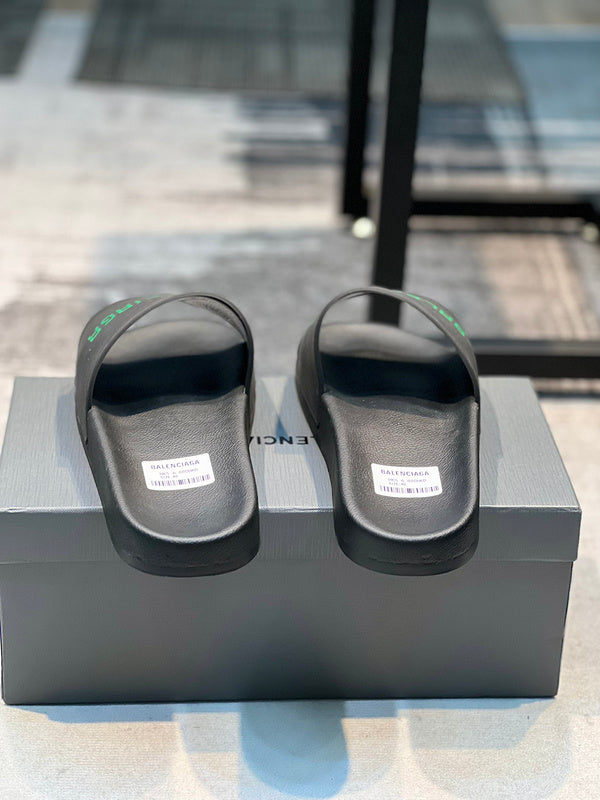 Balenciaga sandals Style 019 - logo and branding close-up