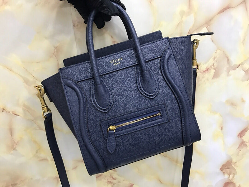 Side profile of signature premium women's handbag – women's everyday handbag
