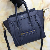 Side profile of signature premium women's handbag – women's everyday handbag