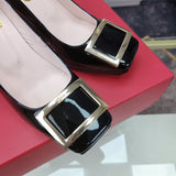 Roger Vivier luxury shoes close-up — premium authentic designer style