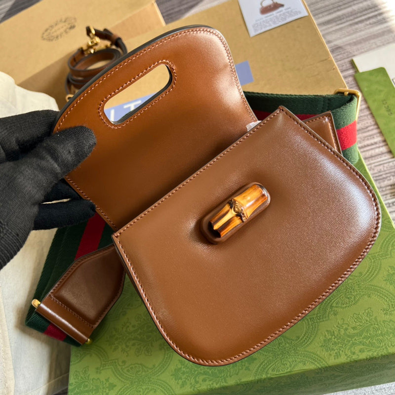 Close-up detail of balanced bag design