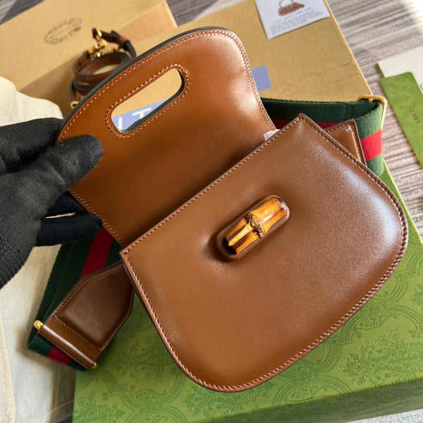Close-up detail of balanced bag design