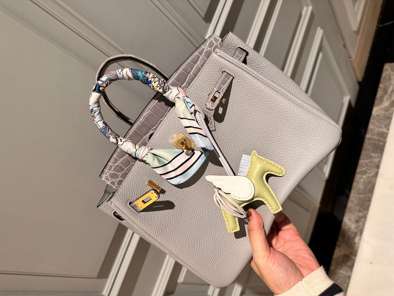 Close-up detail of sleek bag design