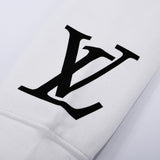 Flat lay presentation of Louis Vuitton luxury clothing with contemporary cut