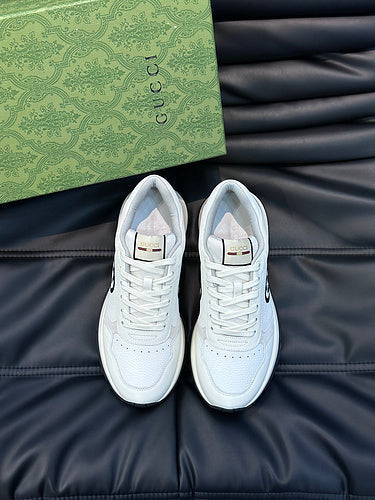 Gucci muted earth tones luxury sneakers view 11 heritage-inspired look