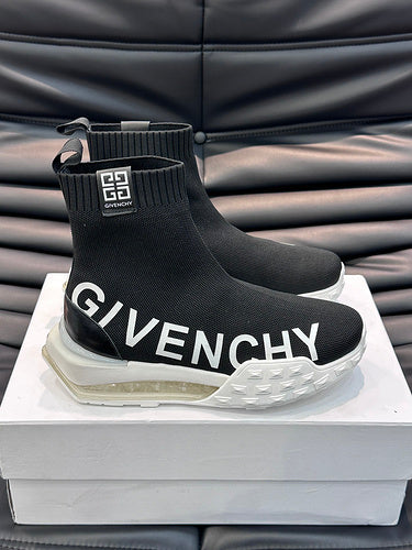 Givenchy Nude Ankle Boots - Full Silhouette View