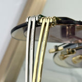 Bottega Veneta Sunglasses detail shot – authentic designer craftsmanship