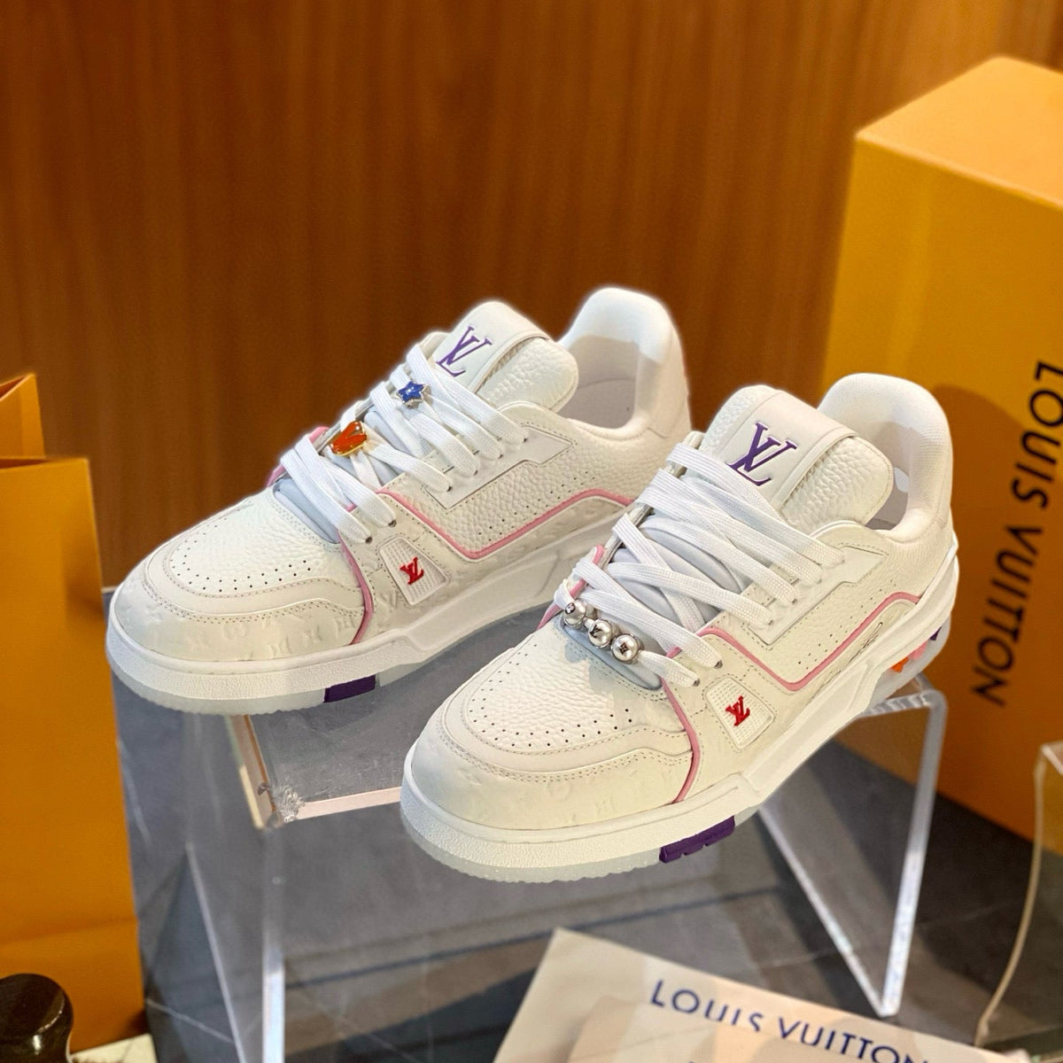 Louis Vuitton Shoes? Louis Vuitton Lou Trainers Premium Designer Casual Shoes