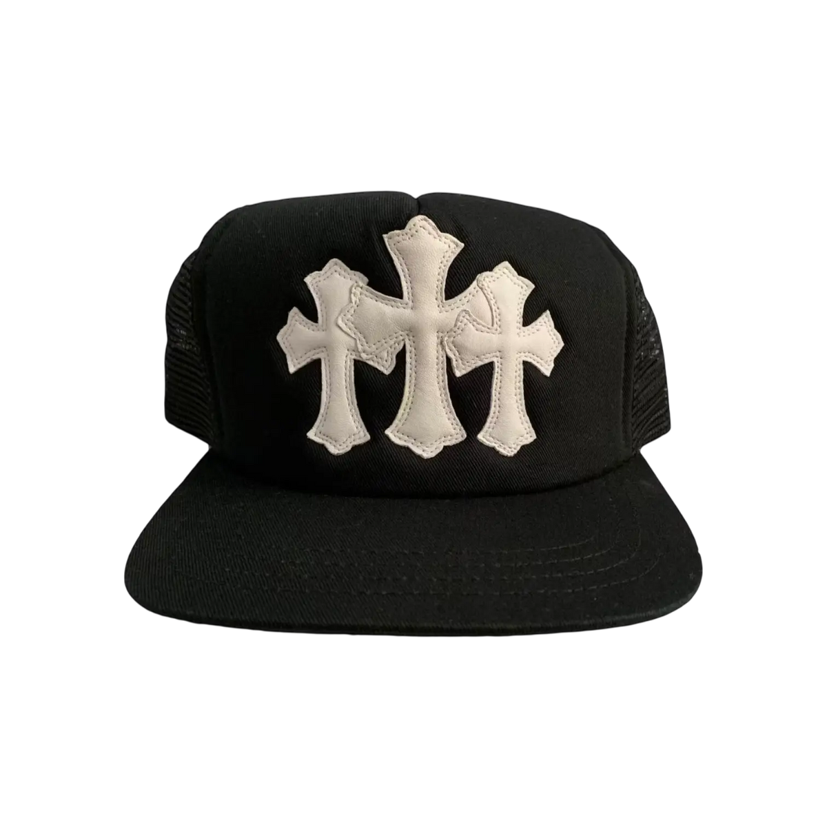 Chrome Hearts Trucker Hat Cemetery Black