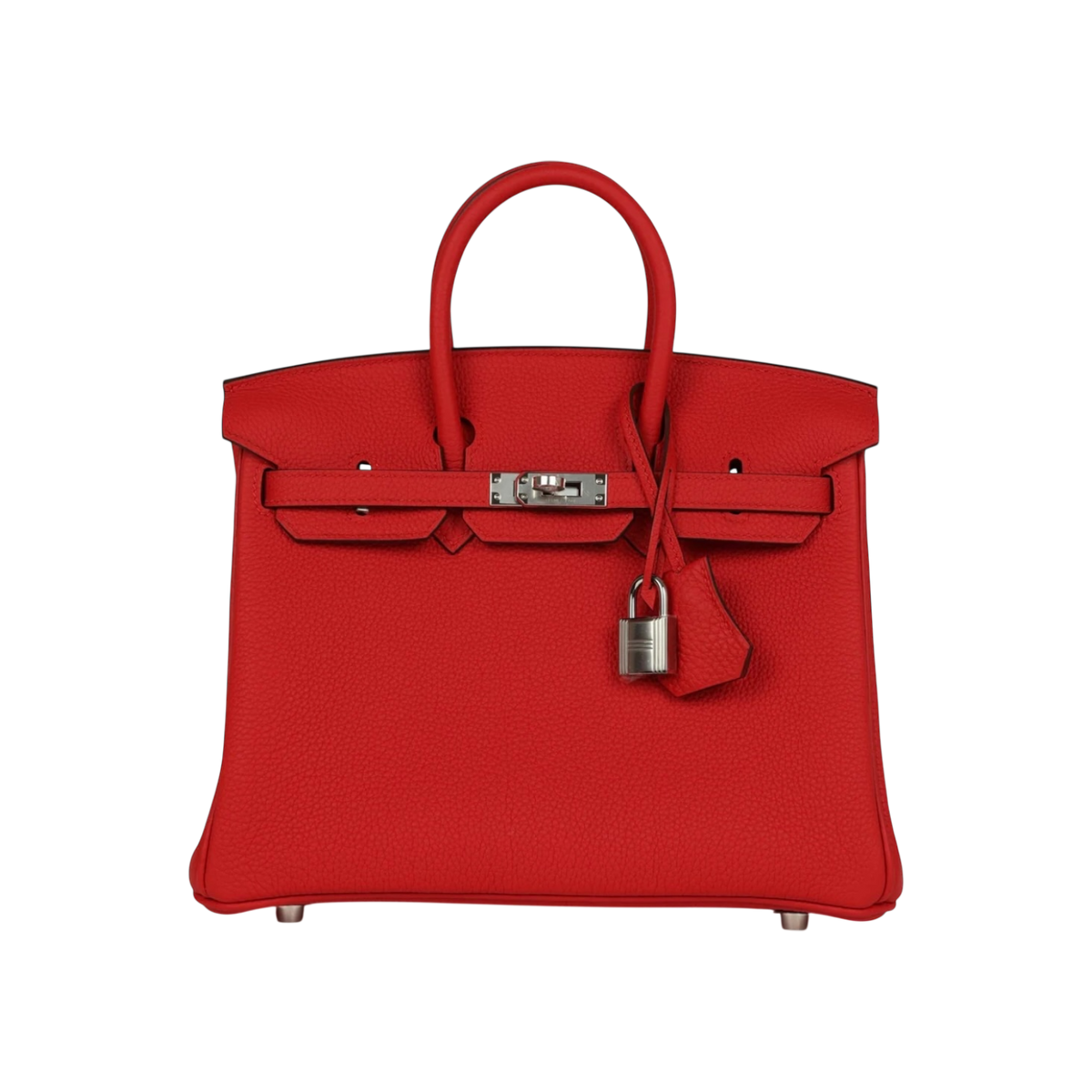 HermÃ¨s Birkin 25 Rouge Radieux Togo Palladium Hardware