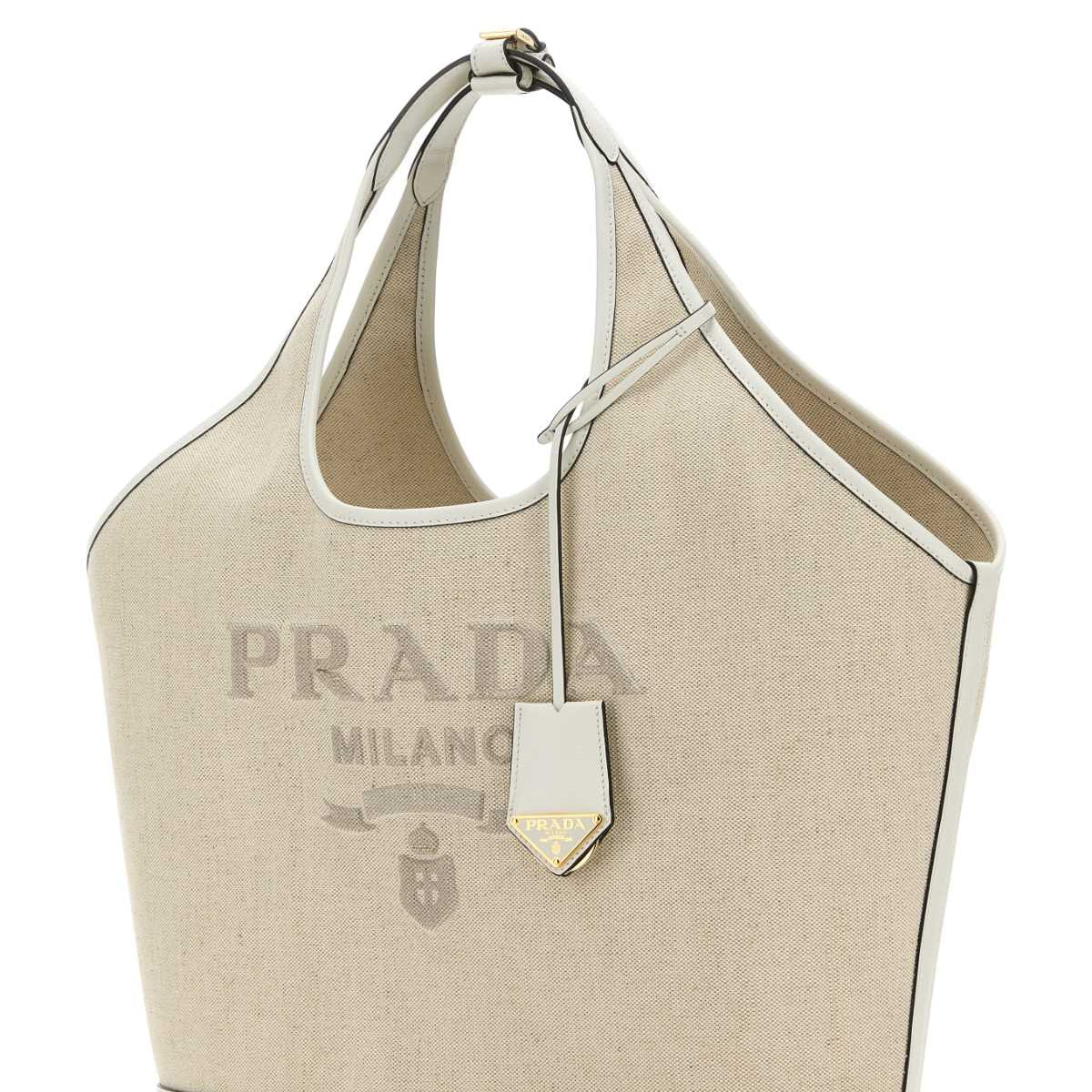 Prada premium handbags detail and craftsmanship close-up