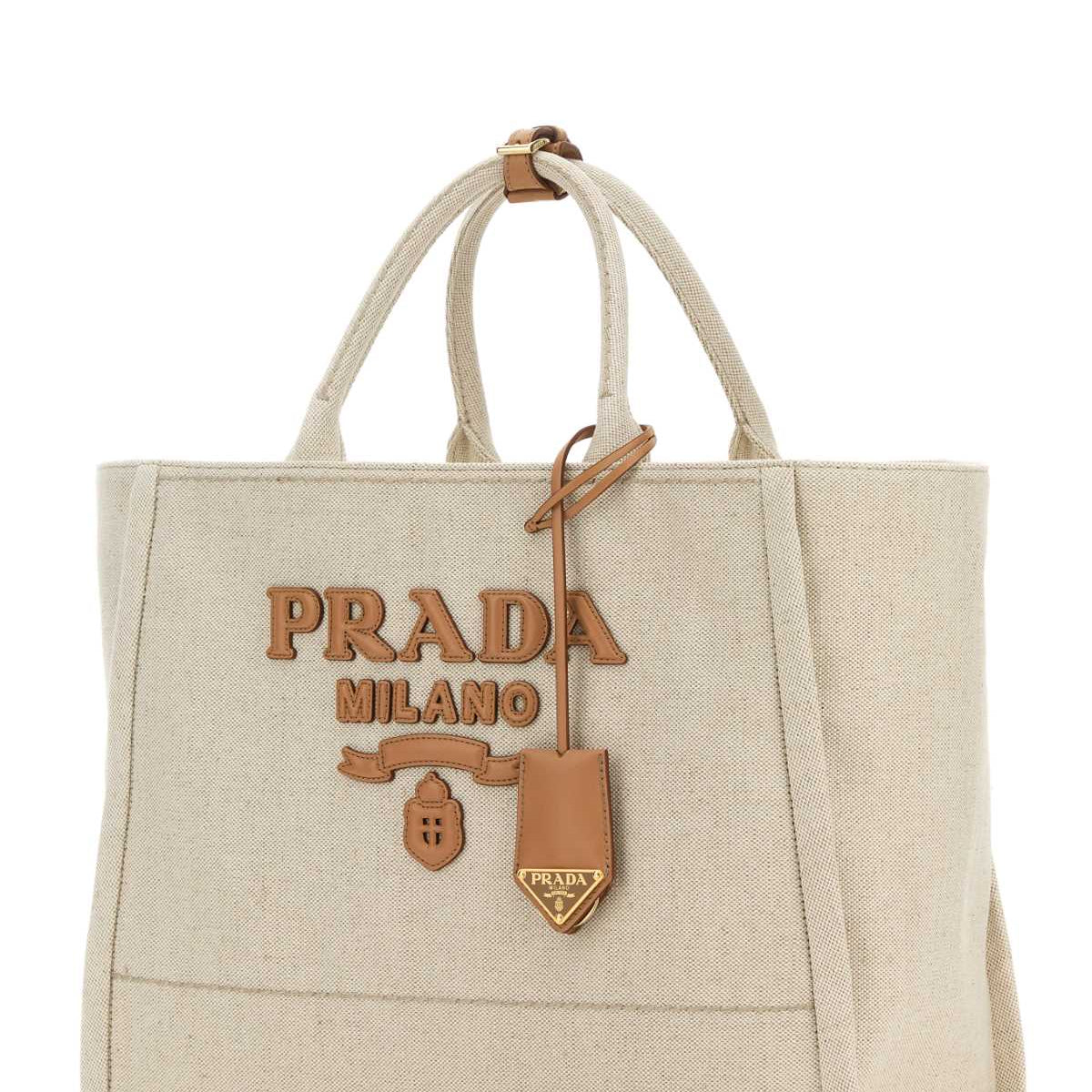 Prada premium handbags detail and craftsmanship close-up