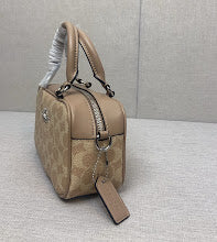 New Premium Leather Top Handle Satchel - Elegant Women's Designer Bag - NM6534