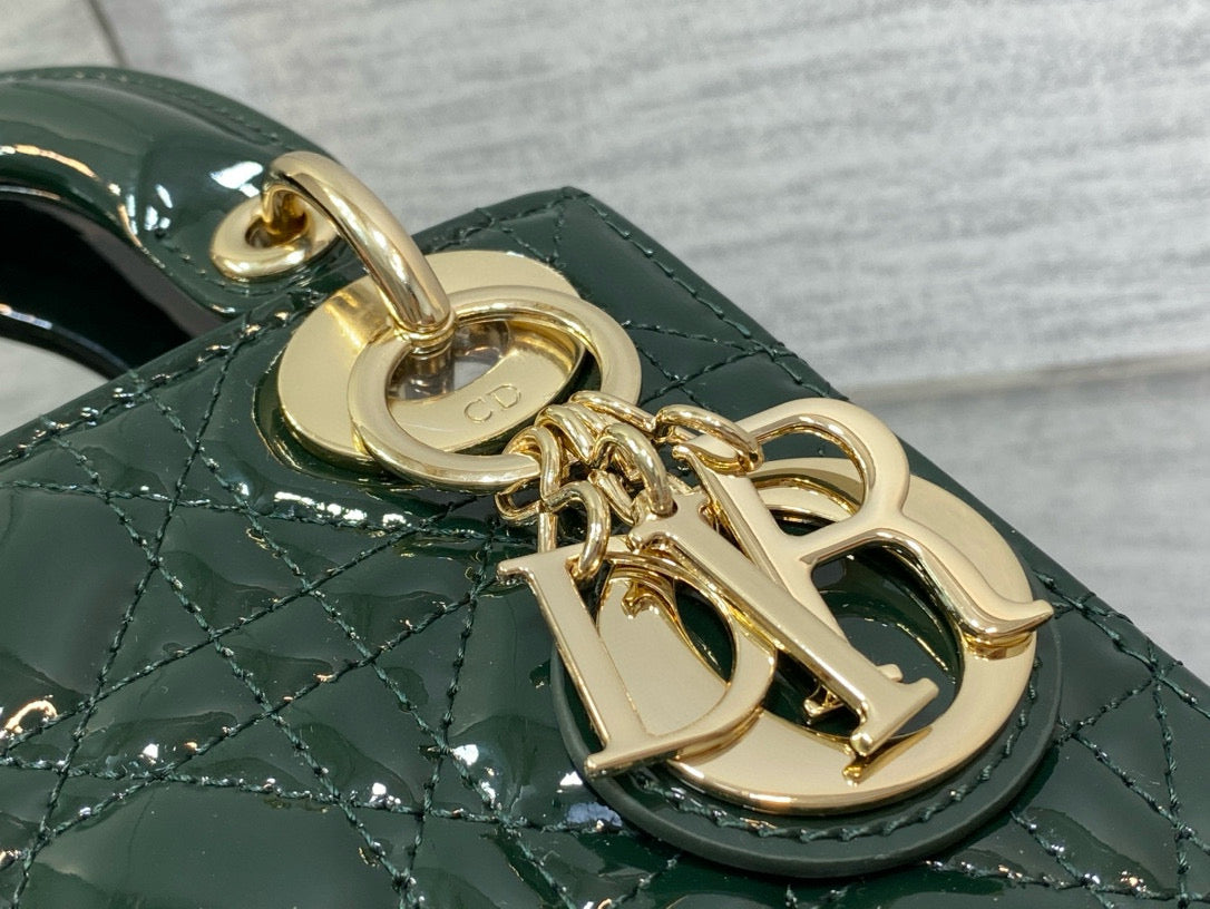 Christian Dior Mini Lady Bag detail shot – designer craftsmanship and quality