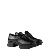 Prada premium moccasins detail and craftsmanship close-up