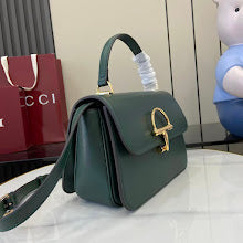 Premium Leather Top Handle Satchel - Elegant Women's Designer Bag - NM4001