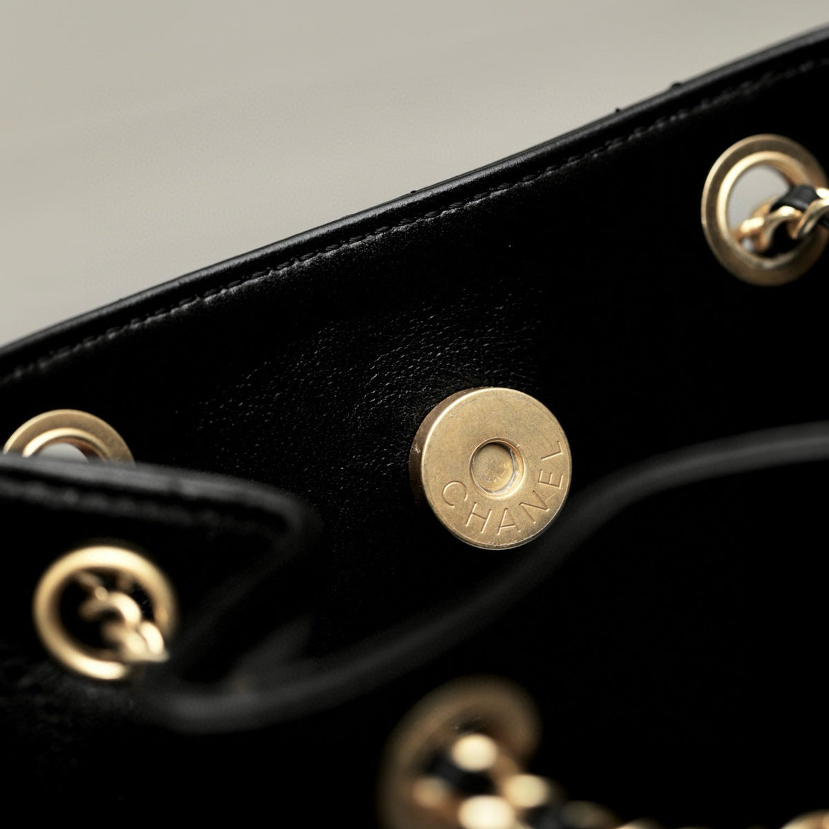 Chanel 25 Backpack detail shot – authentic designer craftsmanship