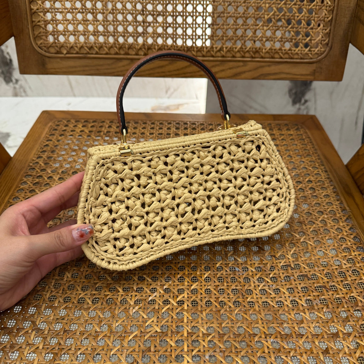 Front view of Celine Teen Lola Bag premium cel teen lola bag