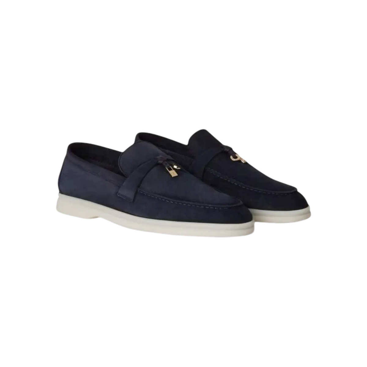Loro Piana Summer Charms Loafer Argo Blue Melange