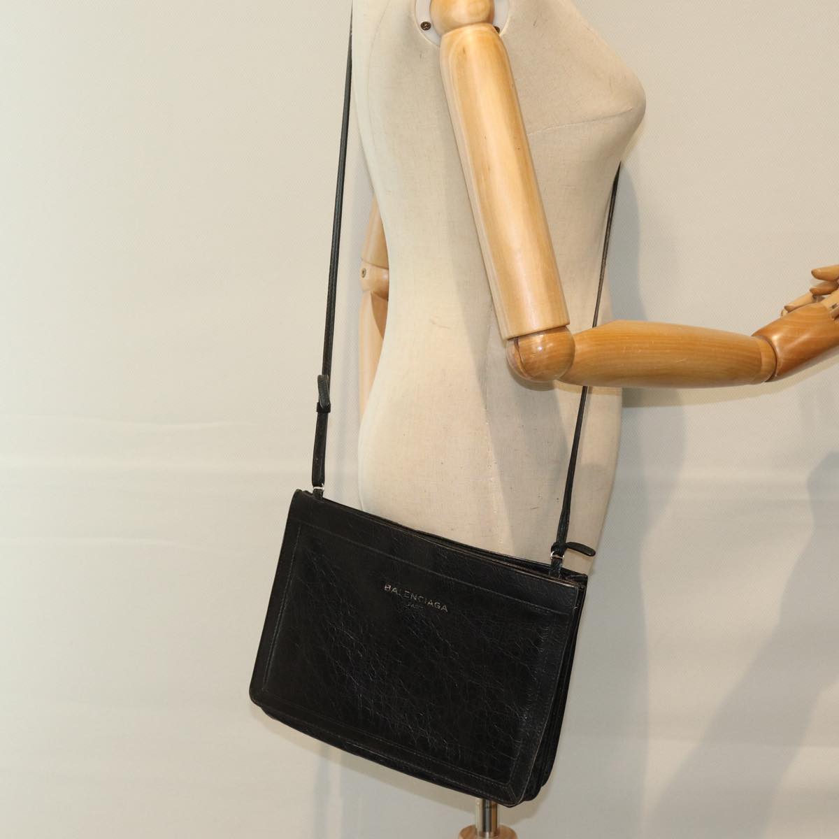 Balenciaga Navy Shoulder Bag — Designer Shoulder Bag