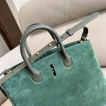 New Premium Leather Top Handle Satchel - Elegant Women's Designer Bag - NM5788