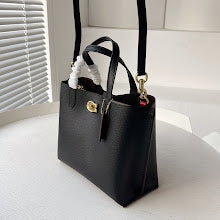 New Premium Leather Top Handle Satchel - Elegant Women's Designer Bag - NM6349