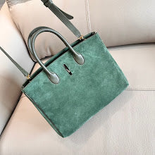 New Premium Leather Top Handle Satchel - Elegant Women's Designer Bag - NM5788