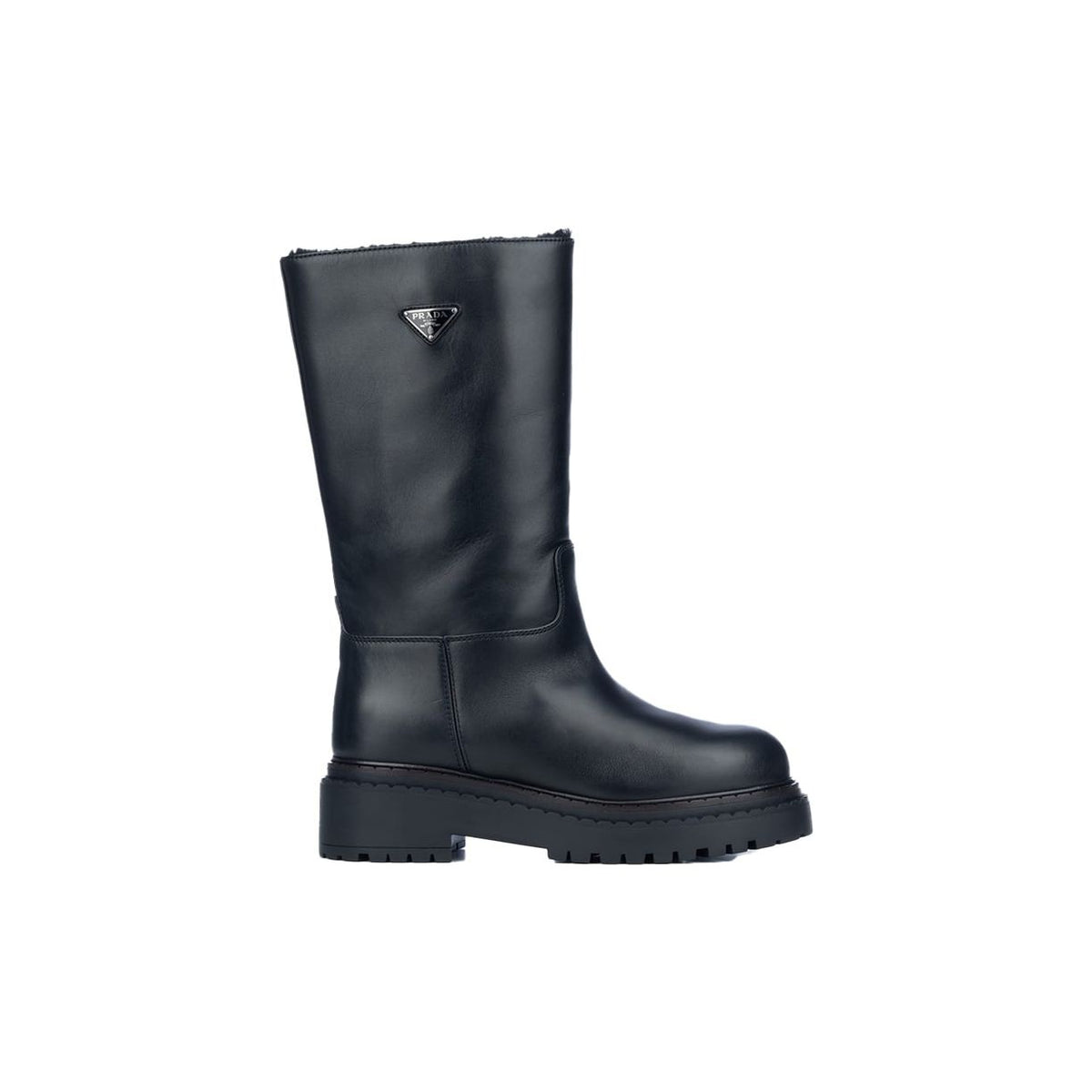 Prada boots luxury designer piece front view