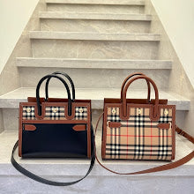 New Premium Leather Top Handle Satchel - Elegant Women's Designer Bag - NM5722