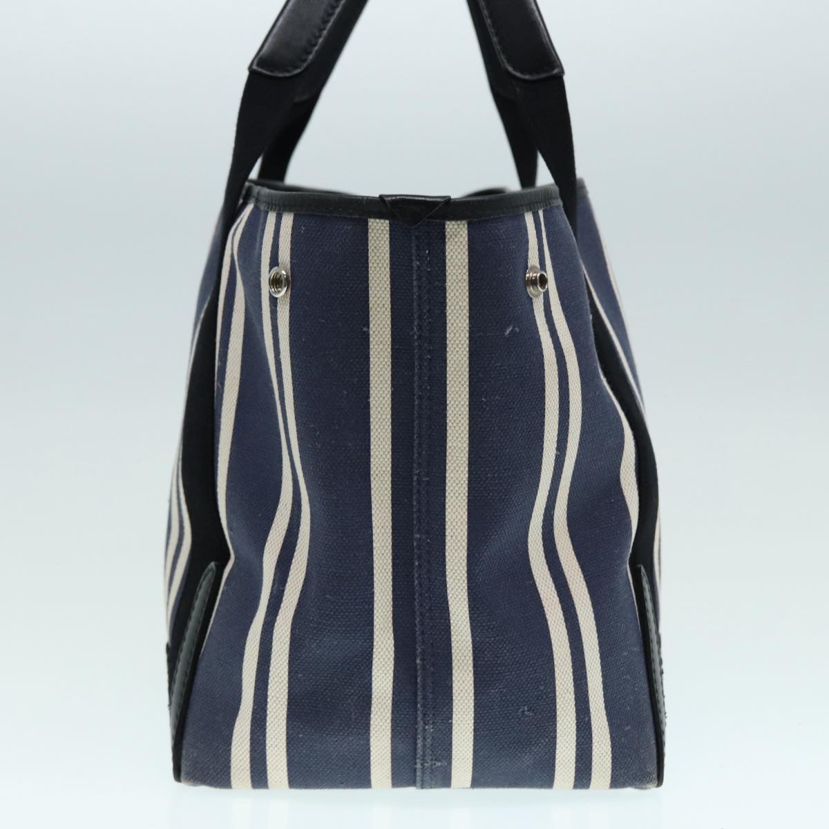 Balenciaga Navy Cabas Handbag | Luxury Canvas Tote Bag