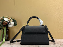 Premium Leather Top Handle Satchel - Elegant Women's Designer Bag - NM4100