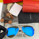 Angled view of Cartier unisex sunglasses