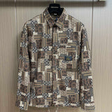 Back view of Louis Vuitton luxury clothing with logo-detail design