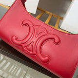 Side profile of chic everyday-luxe women's handbag – women's everyday handbag