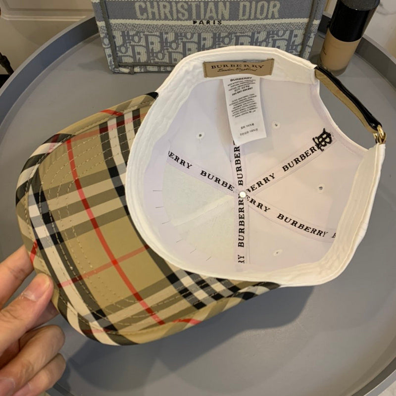 Lifestyle view of Burberry unisex cap