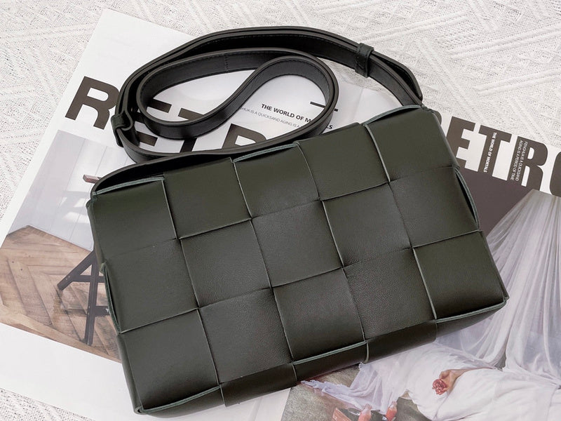 Understated Vegan Leather Handbag - Chic Everyday Appeal | Women's Everyday Carry Handbag #1612 - product detail shot (image 10) of designer-inspired handbag