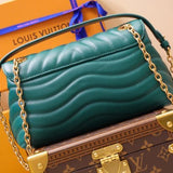 Back view of everyday-luxe classic women's handbag – women's statement bag