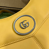 Back view of chic signature women's handbag – women's luxury accessory