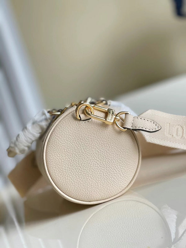 Back view of sleek elevated women's handbag – women's statement bag