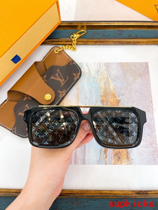 Side view of Louis Vuitton unisex sunglasses