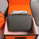 Polished bag shown from front angle