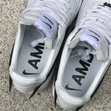 Nike sneakers detailed view showing premium designer craftsmanship