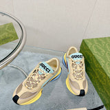 Gucci stone beige luxury sneakers view 8 classic court silhouette