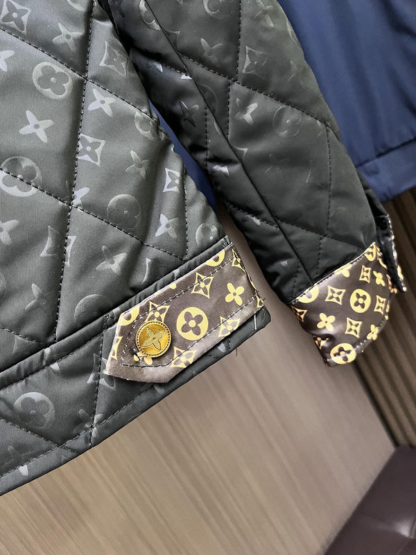 Side profile of Louis Vuitton luxury clothing with streetwear-inspired cut