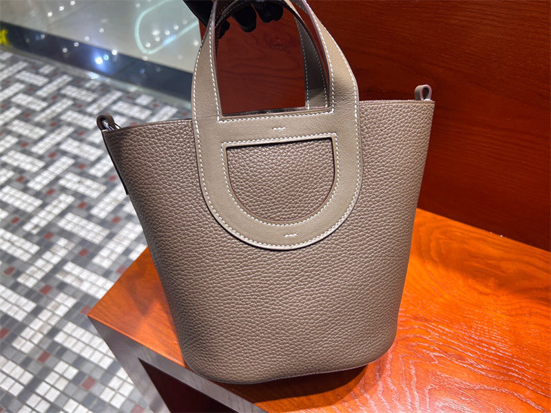 Close-up detail of sophisticated bag design