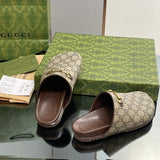 Gucci two-tone luxury sneakers view 7 breathable knit upper