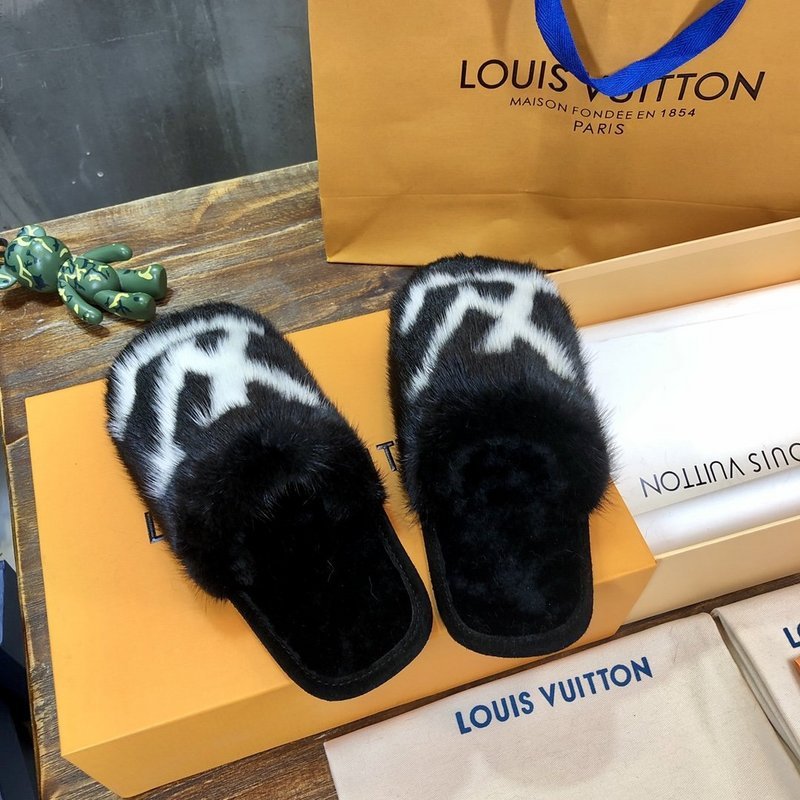 Louis Vuitton luxury shoes detail shot