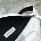 Statement Faux Leather Handbag - Refined Silhouette | Women's Premium Handbag #265 - side angle view (image 2) of designer-inspired handbag