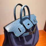 Close-up detail of sleek bag design